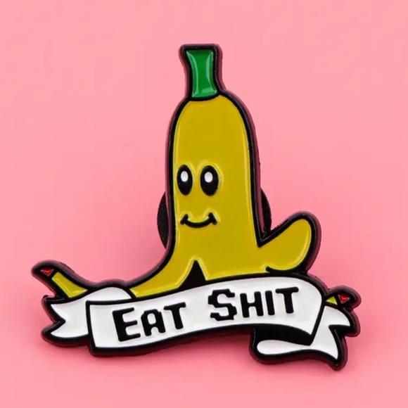 Nintendo Jewelry - Nintendo Yellow Banana Brooch